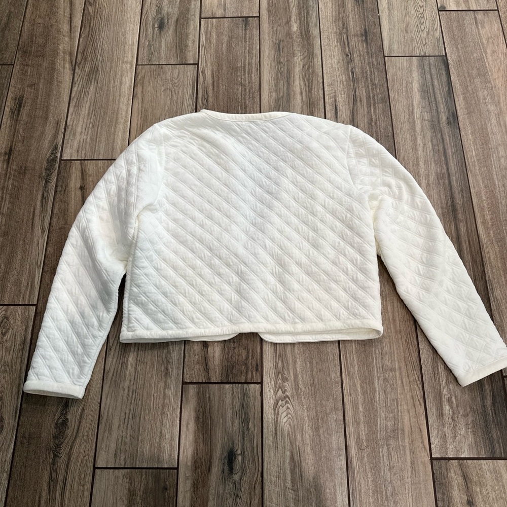 J Crew White Quilted Jacket - Picture 3 of 14